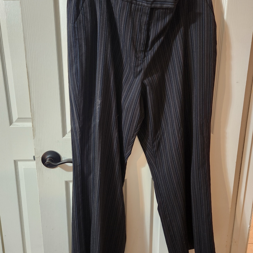 Cato Black Pinstripe Trousers